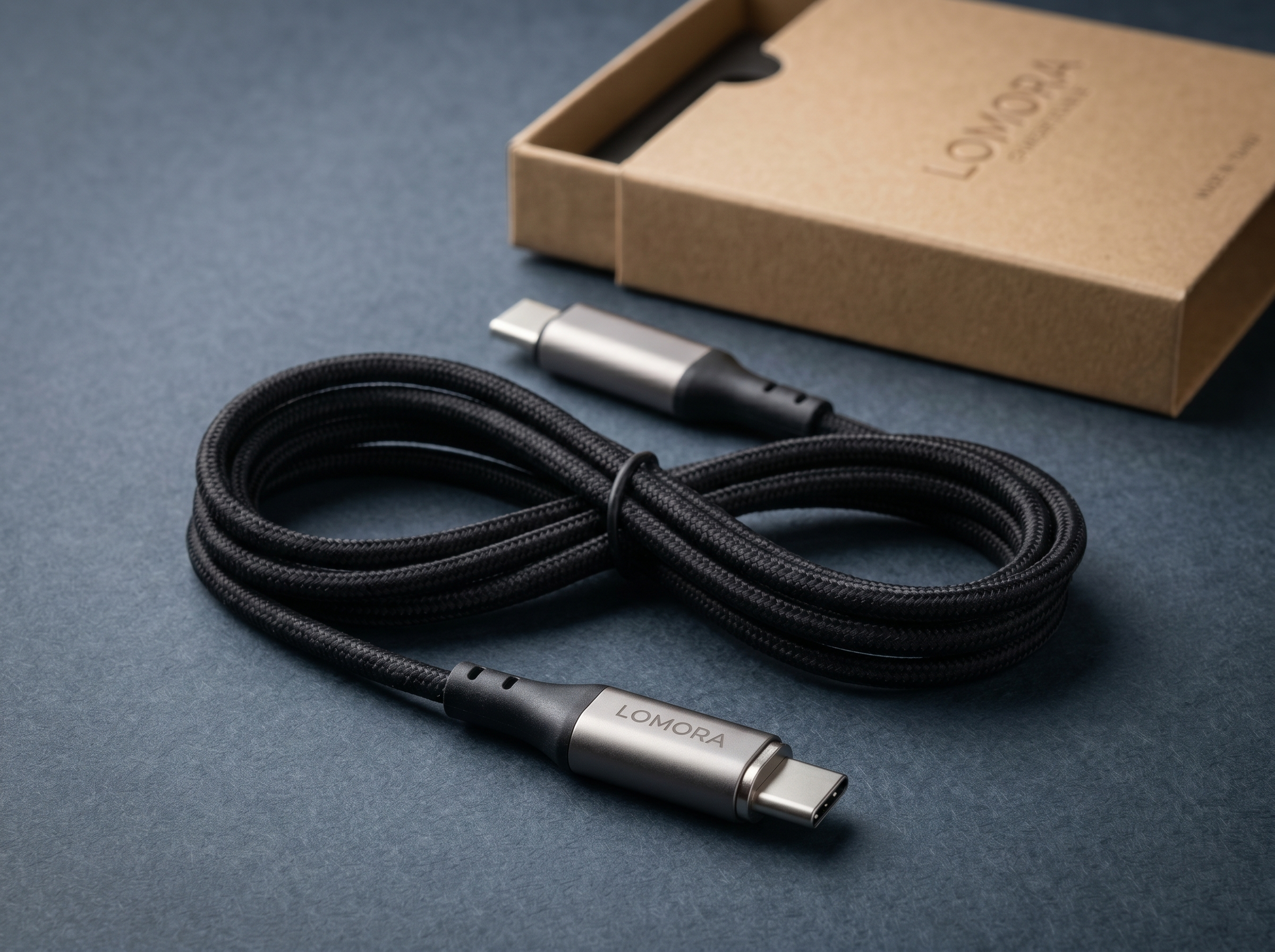 LOMORA Forever USB-C Magnetic Charging Cable — Premium Braided · Magnetic Connector